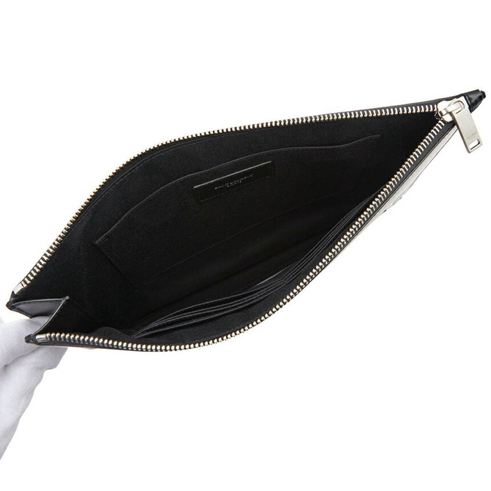SAINT LAURENT PARIS Clutch Pouch Bag - Picture 5 of 8